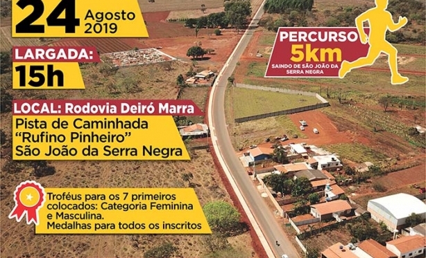  Corrida Inaugural Pista de Caminhada Rufino Gonalves Sobrinho  Rufino Pinheiro 2019